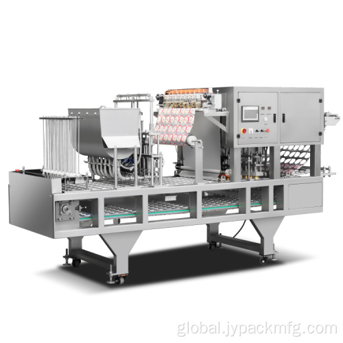 Auto Sauce Cup Filling Sealing Machine Cup Dipping sauce jelly packing machine Automatic Supplier